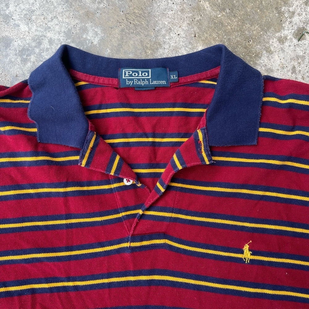 Vintage Polo Ralph Lauren Shirt Mens XL Harry Potter Gryffindor Colors Polo - Picture 2 of 4